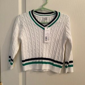 Janie and Jack boys cord sweater